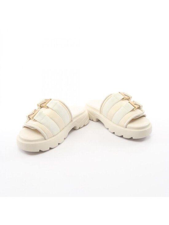 Bottega Veneta Sandals Flash Leather Nylon main image 5